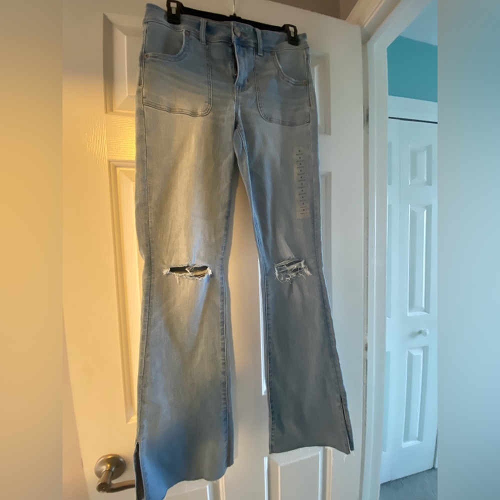 New American Eagle kick flare jeans new with tags size 4 regular